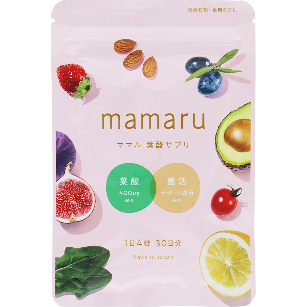 ｍａｍａｒｕ　葉酸サプリ １２０粒 ｎａｔｕｒａｌ　ｔｅｃｈ
