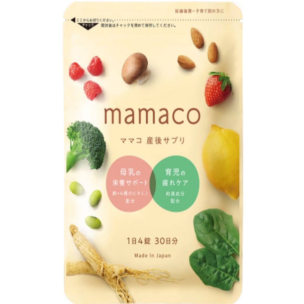 ｍａｍａｃｏ　産後・授乳期サプリ １２０粒 ｎａｔｕｒａｌ　ｔｅｃｈ