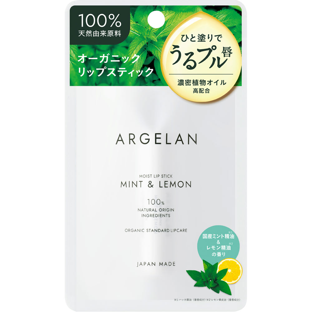 アルジェラン　モイストリップスティック　ＭＩＮＴ＆ＬＥＭＯＮ ４ｇ