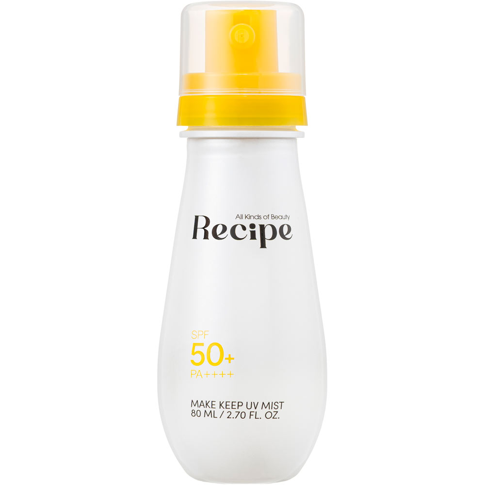 Ｒｅｃｉｐｅ　メイクキープＵＶミスト ８０ｍｌ ｂ＆ｗ