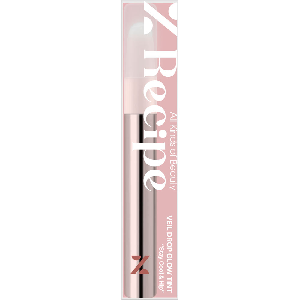 パーセントレシピ　ヴェールドロップ　グロウティント　02　ピーチブリーズ ３．２ｍｌ ｂ＆ｗ