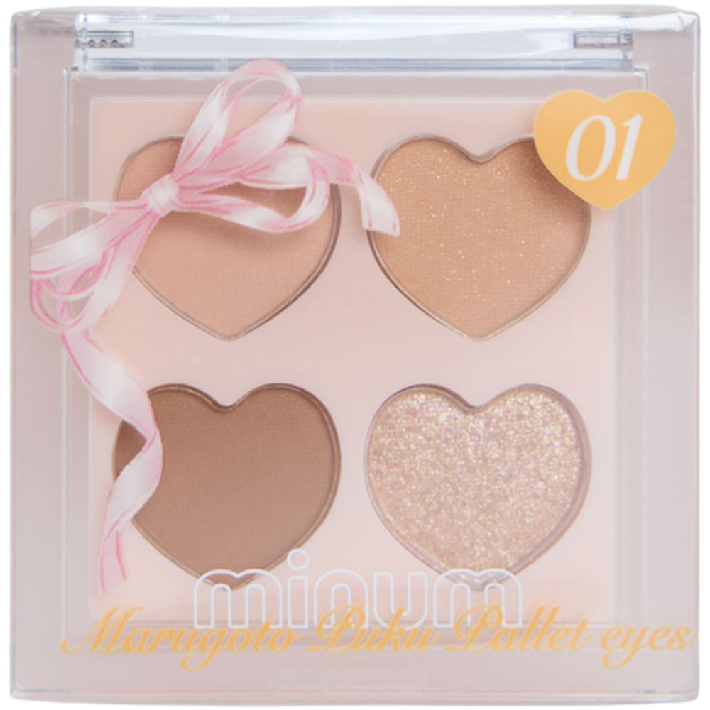 ｍｉｎｕｍ　まるごとぷくパレットアイズ０１ ２．４ｇ