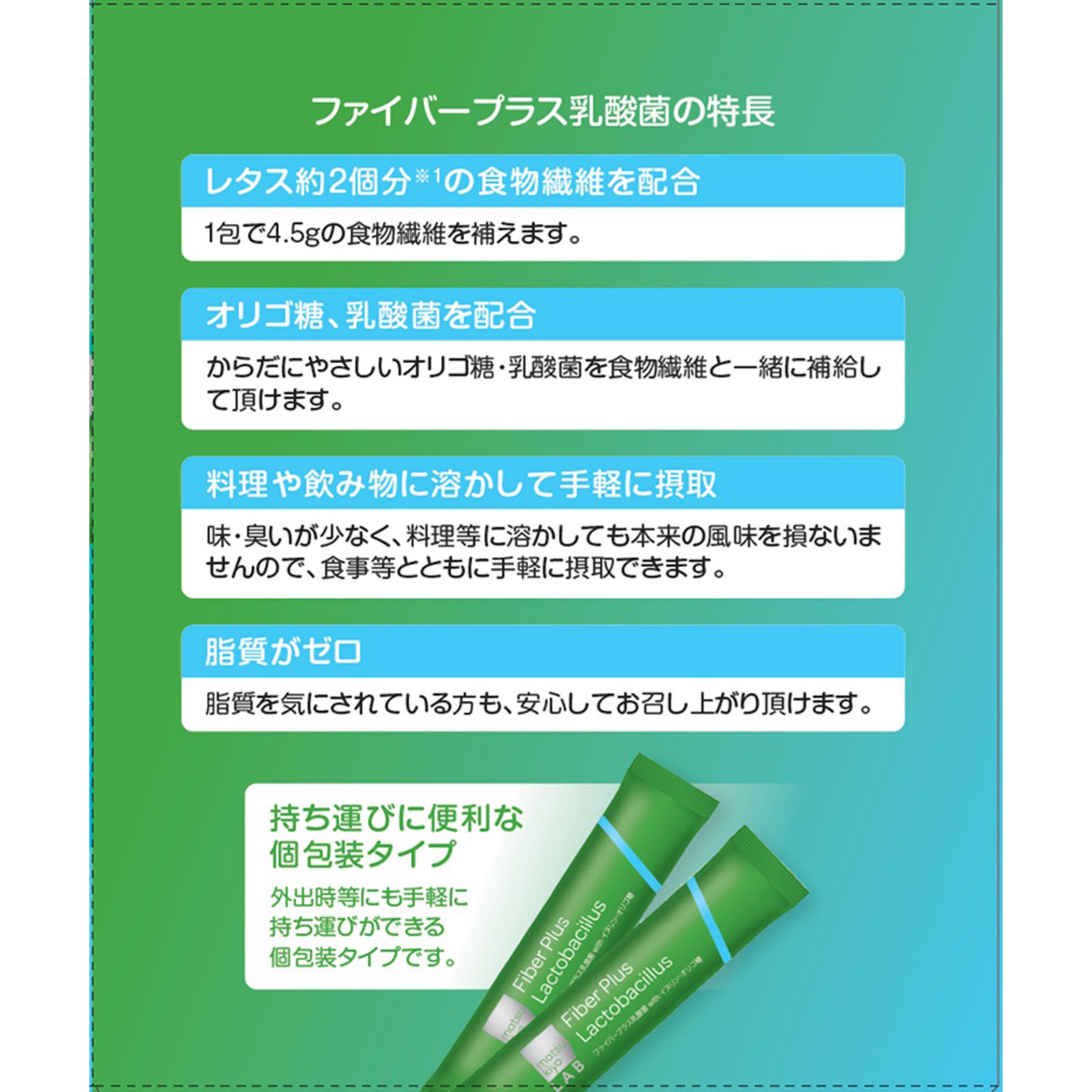 matsukiyo LAB ファイバープラス乳酸菌 50包