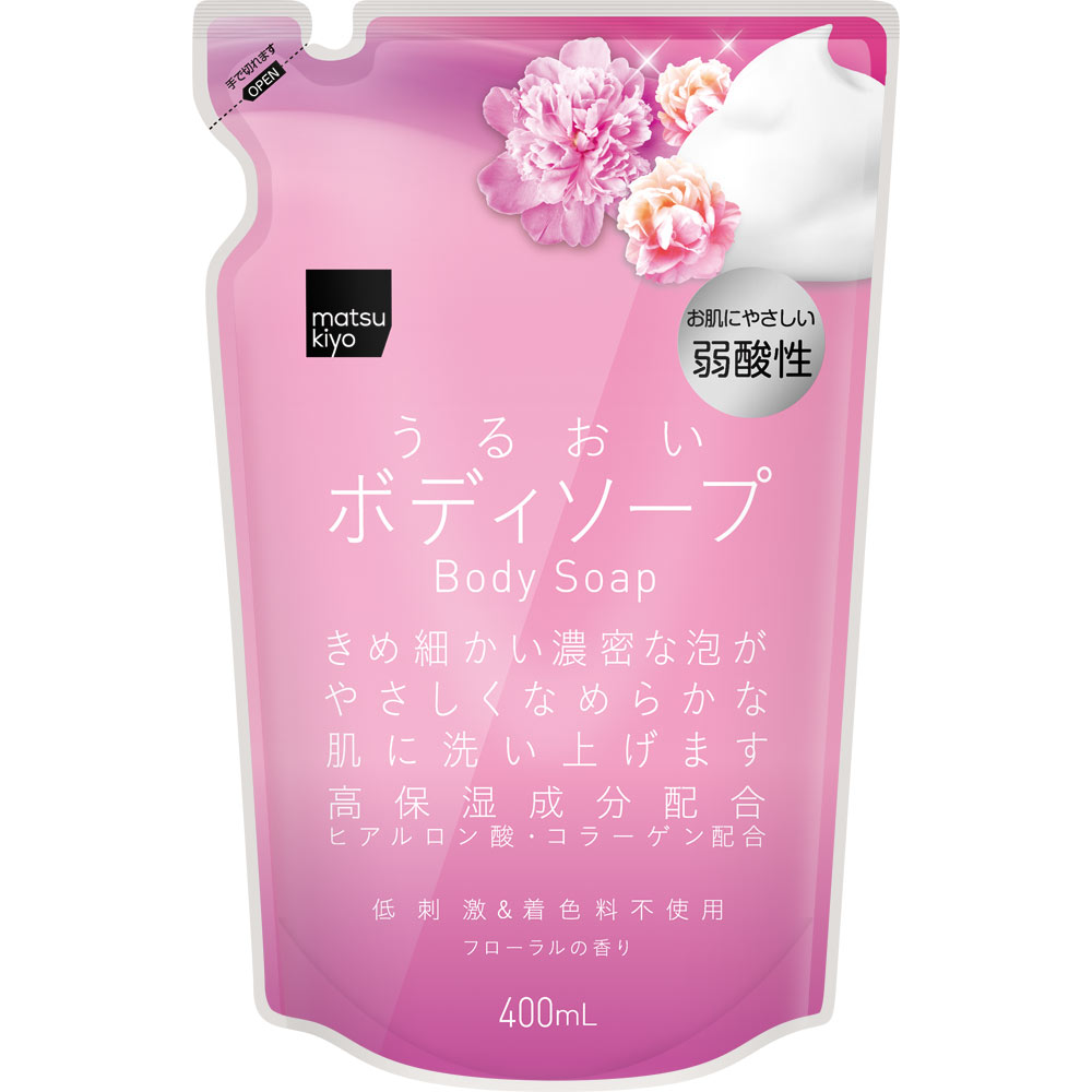 matsukiyo 弱酸性ボディソープW保湿 詰替 フローラル
