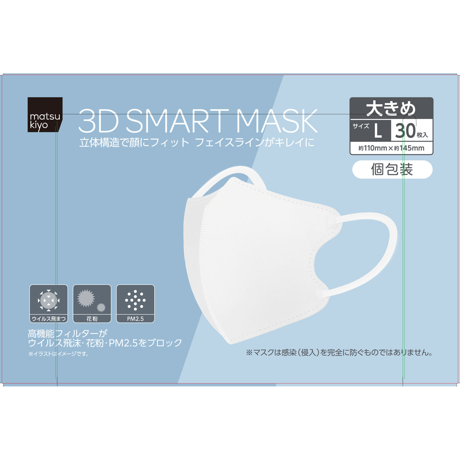 matsukiyo３Ｄスマートマスク ３０枚