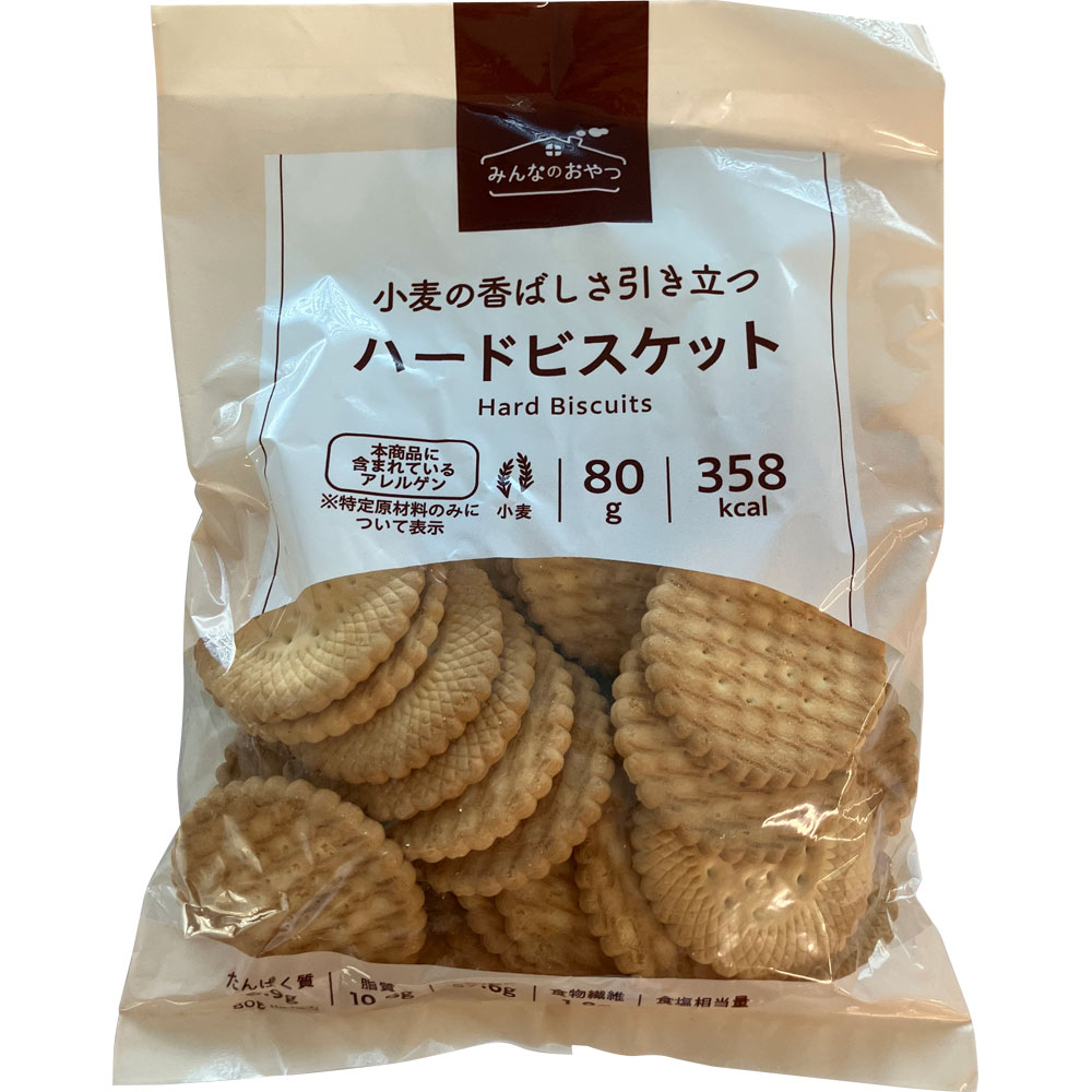 みんなのおやつ　ハードビスケット ８０ｇ モントワール