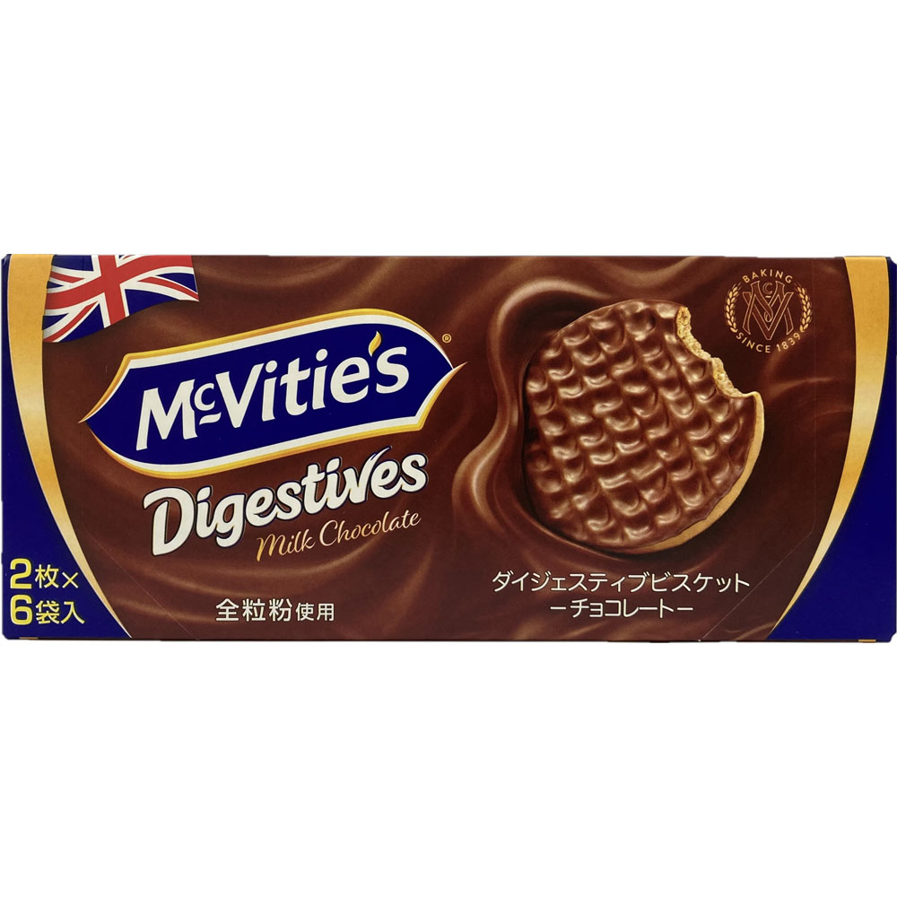 マクビティ　ダイジェスティブ　ビスケットチョコレート １２枚 モントワール