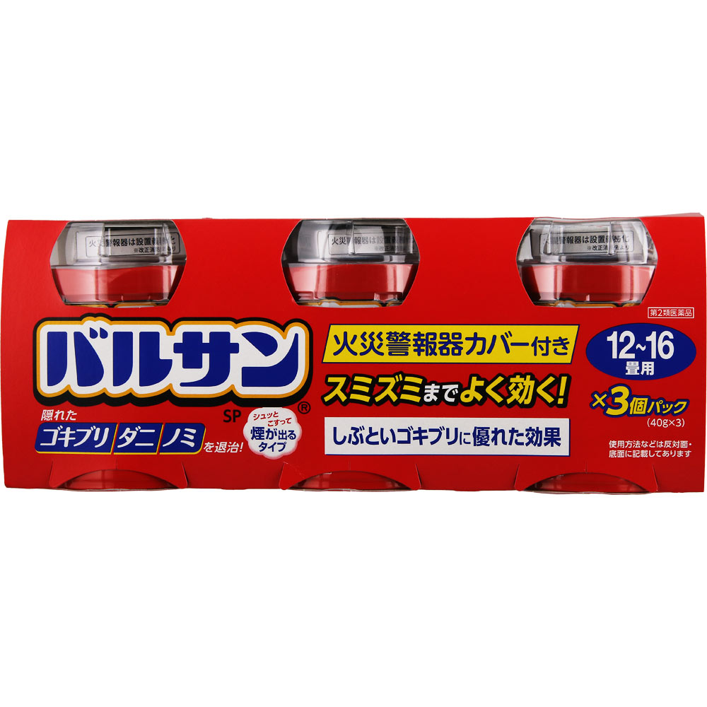 バルサンＳＰジェット ４０ｇ １２－１６畳用×３ レックケミカル 【第2類医薬品】