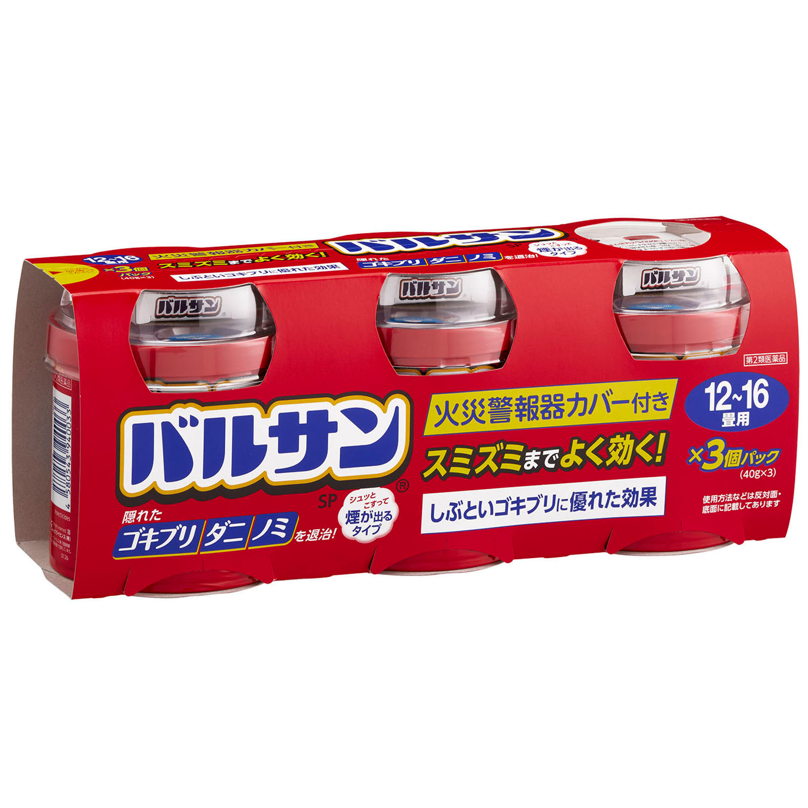 バルサンSPジェット 40g 12-16畳用×3 レックケミカル 【第2類医薬品】