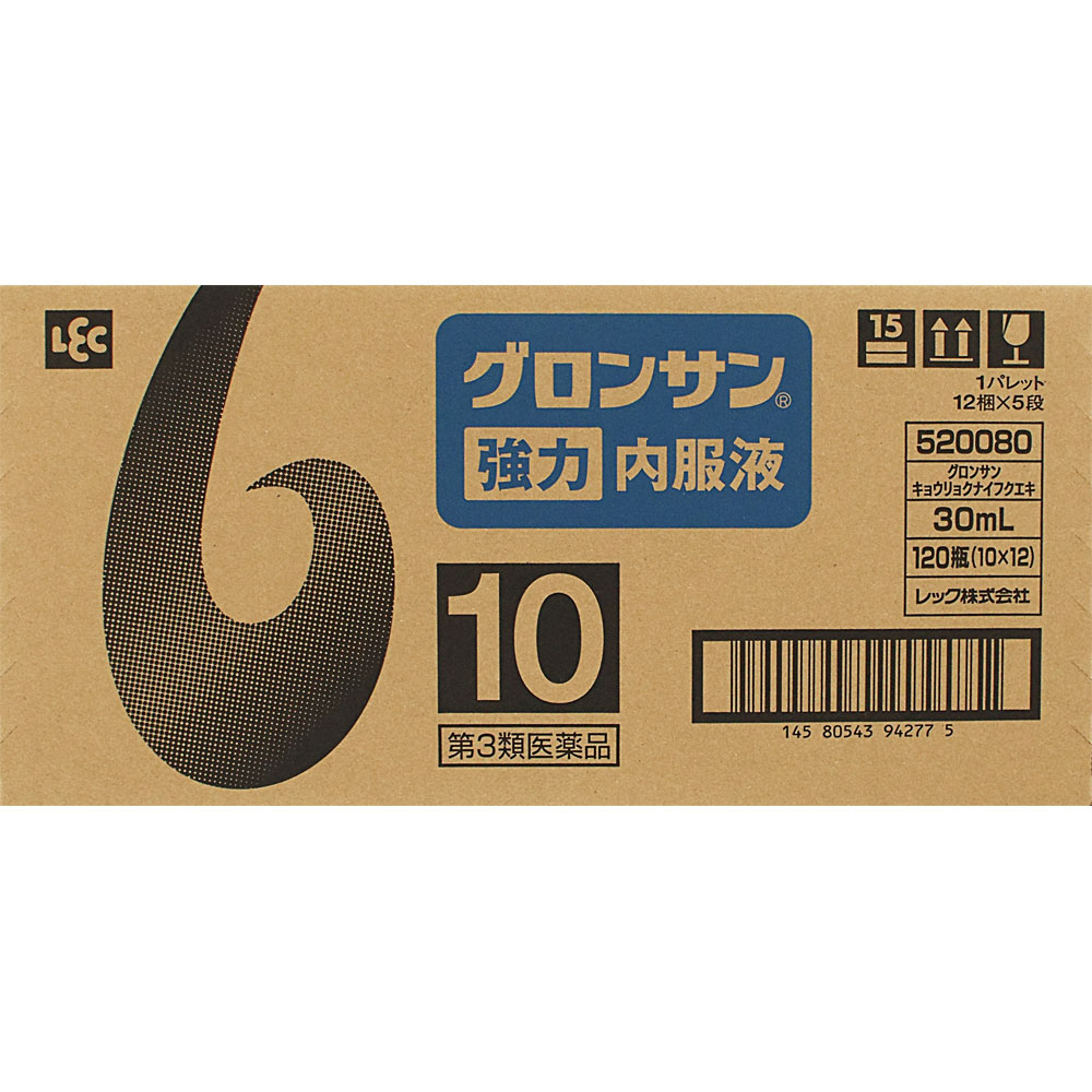 グロンサン強力内服液 ３０ｍｌ×１０本×１２ レック 【第3類医薬品】