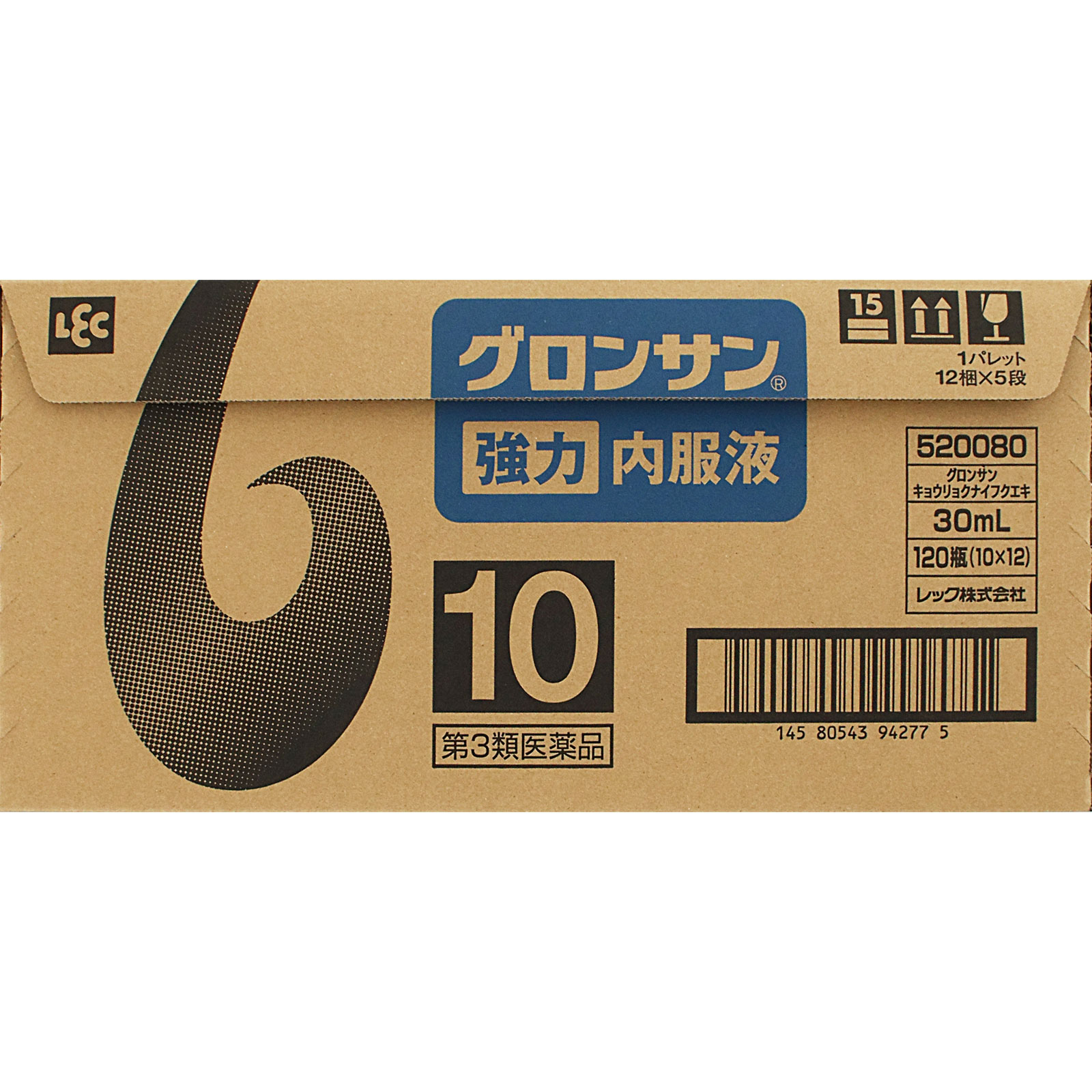 グロンサン強力内服液 ３０ｍｌ×１０本×１２ レック 【第3類医薬品】