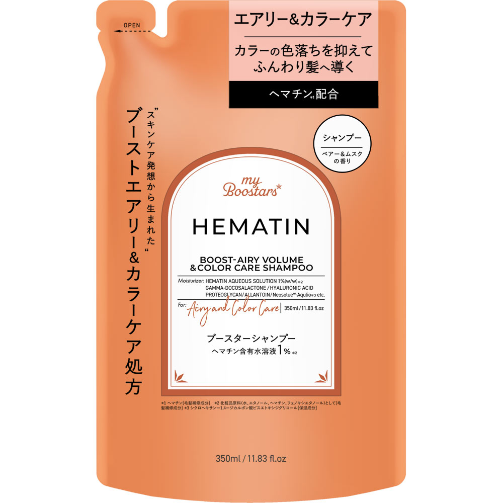ｍｙＢｏｏｓｔａｒｓ ヘマチンシャンプー詰替 ３５０ｍｌ ネイチャーラボ