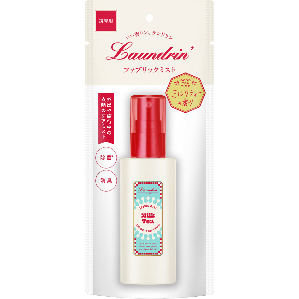 ランドリンＴＥＡ携帯用ファブリックミストミルクティーの香りＧＬＣ ５０ｍｌ ネイチャーラボ