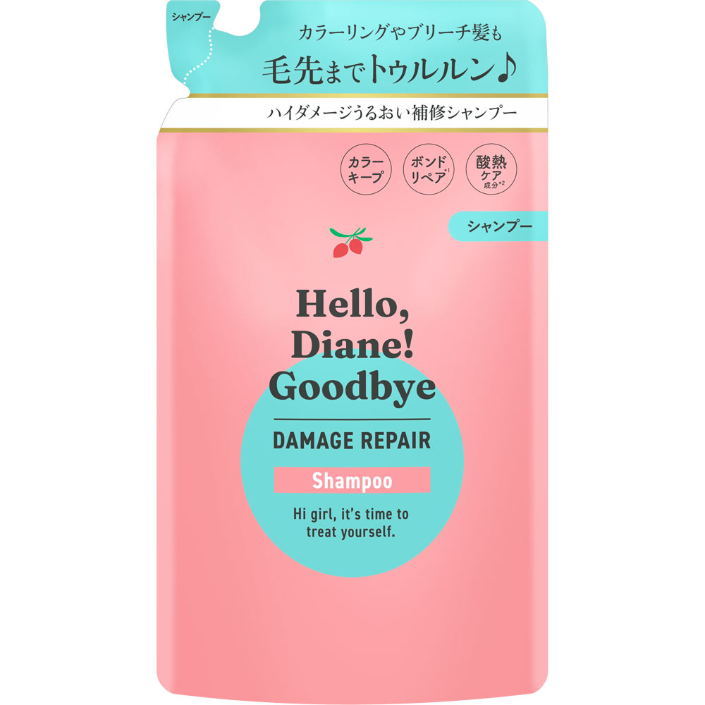 ダイアン　Ｈｅｌｌｏ、Ｄｉａｎｅ！Ｇｏｏｄｂｙｅ　ハイダメージ補修シャンプー　詰替 ３２０ｍｌ ネイチャーラボ