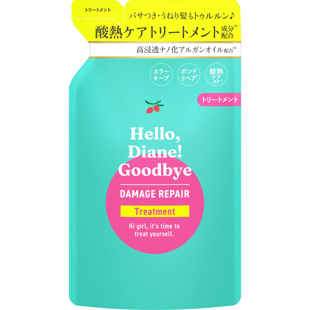 ダイアン　Ｈｅｌｌｏ、Ｄｉａｎｅ！Ｇｏｏｄｂｙｅ　ハイダメージ補修トリートメント　詰替 ３２０ｍｌ ネイチャーラボ