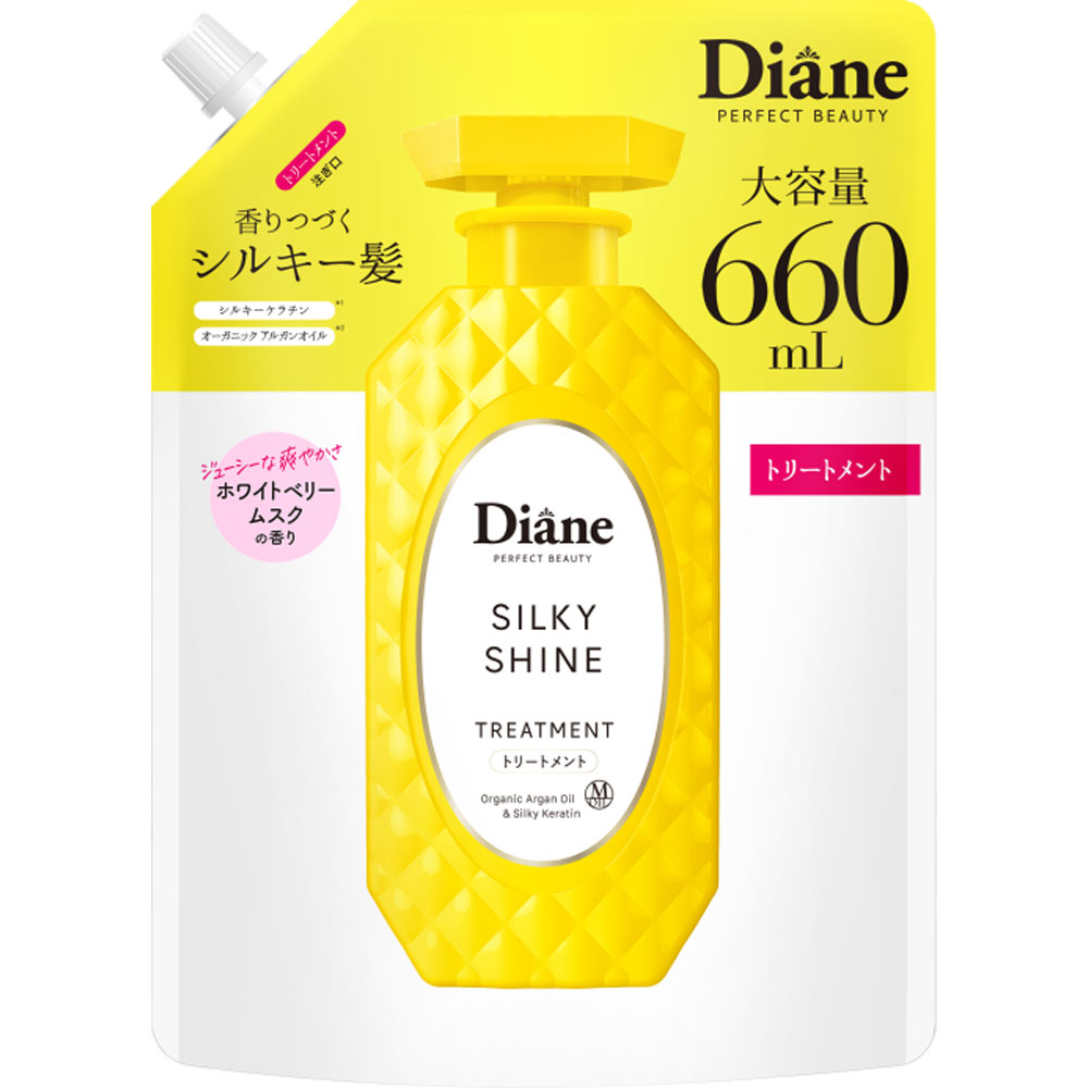 ダイアンパーフェクトビューティシルキーシャイントリートメント詰替２倍大容量 ６６０ｍｌ ネイチャーラボ