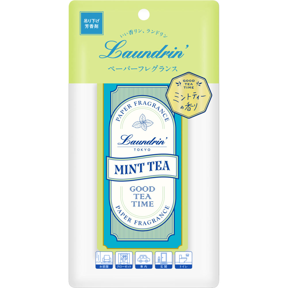 ランドリンＴＥＡ　ペーパーフレグランス　ミントティーの香り １枚 ネイチャーラボ