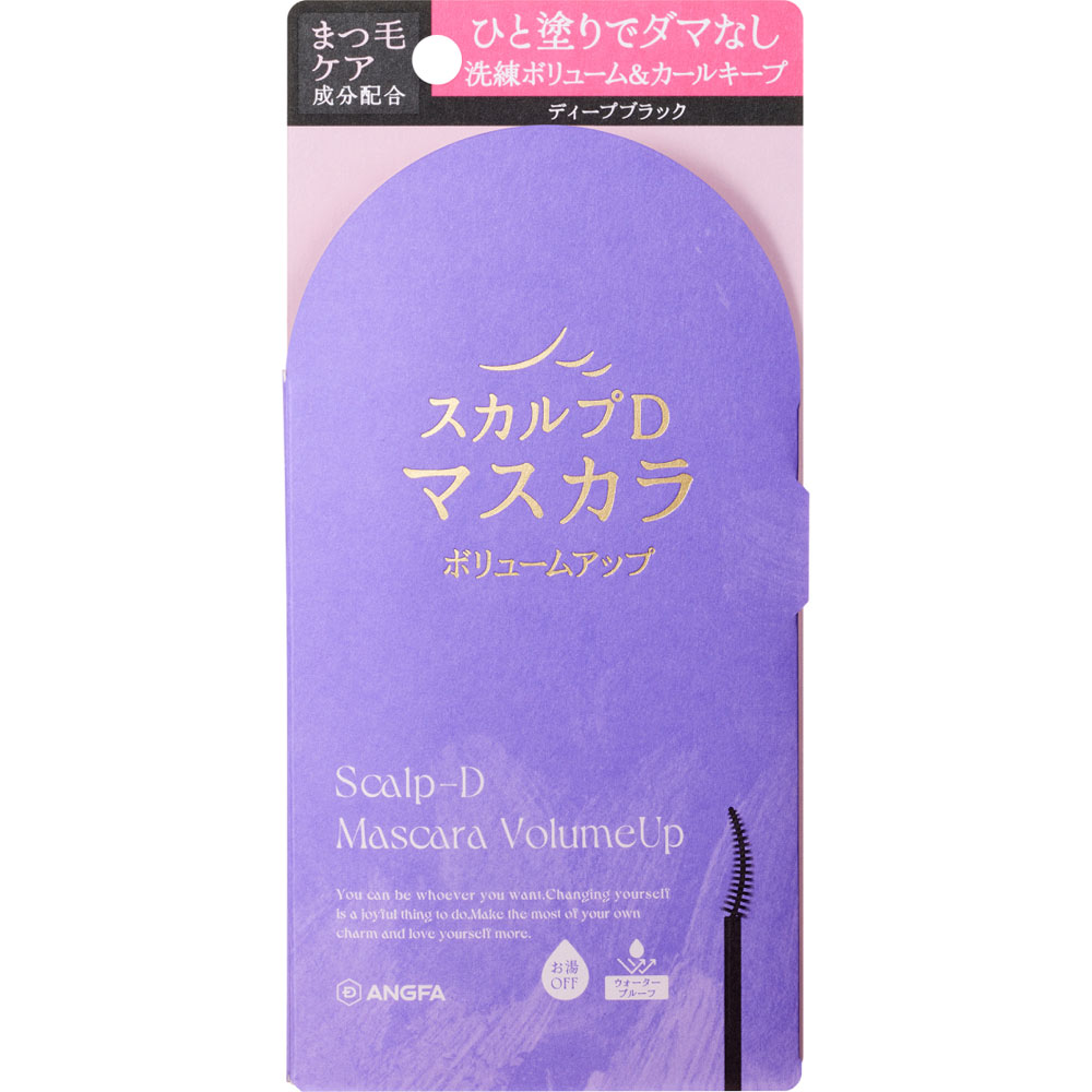 スカルプＤ　マスカラ　ボリュームアップ　（ディープブラック） ＿ アンファー