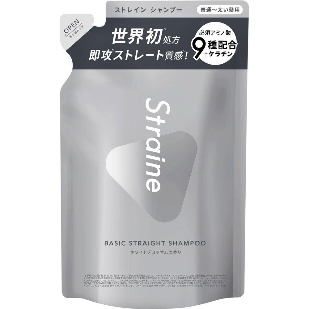 Straine BASIC STRAIGHT SHAMPOO つめかえ用 ホワイトブロッサムの香り ４００ｍｌ Ａｉロボティクス