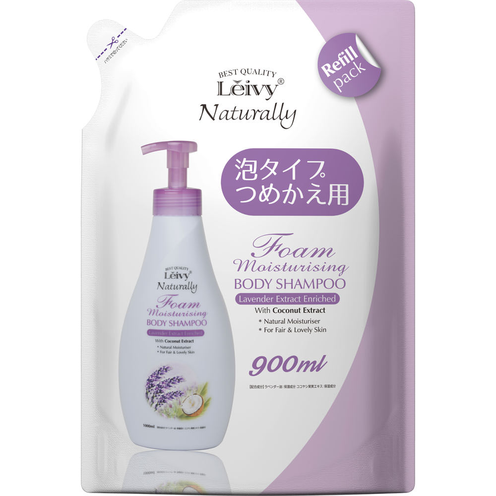 レイヴィー フォ－ムボディシャンプ－詰替え用 ラベンダー ９００ｍｌ アクシス