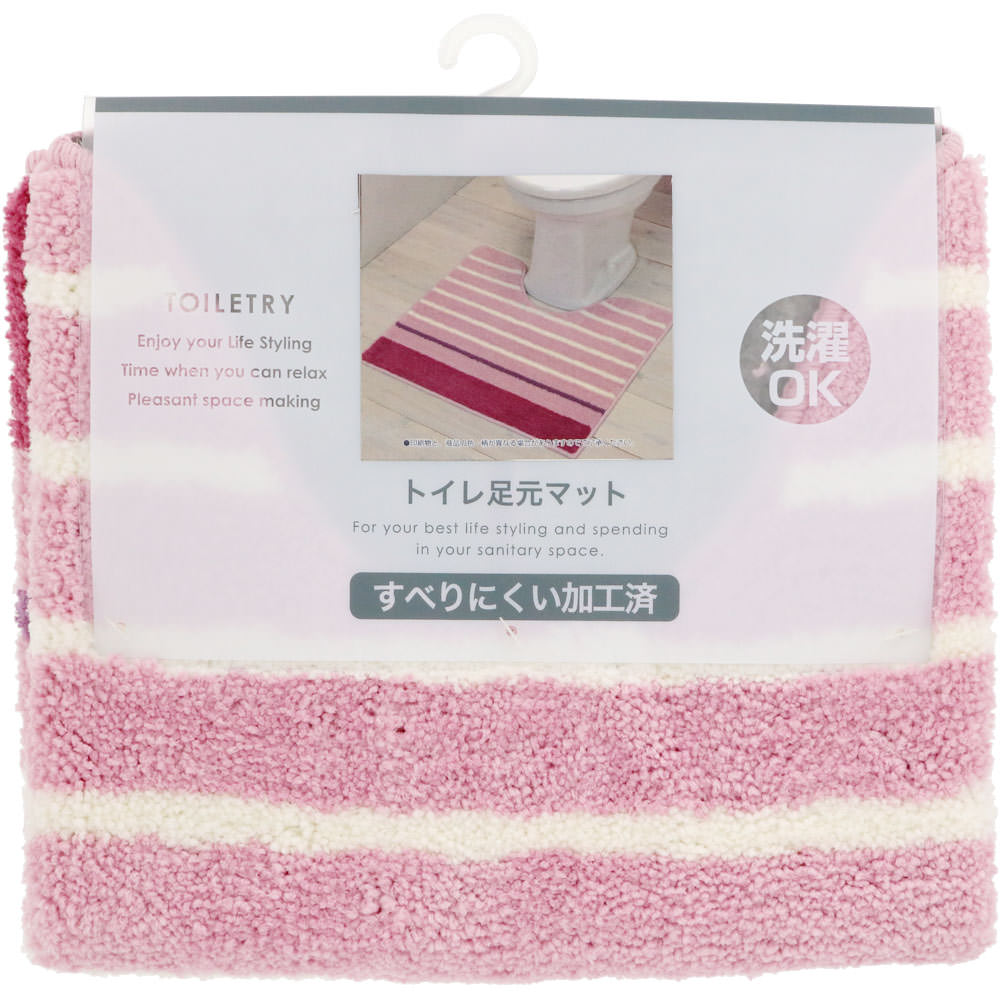 ヨコズナ レユール トイレ足元マット ピンク イーズ