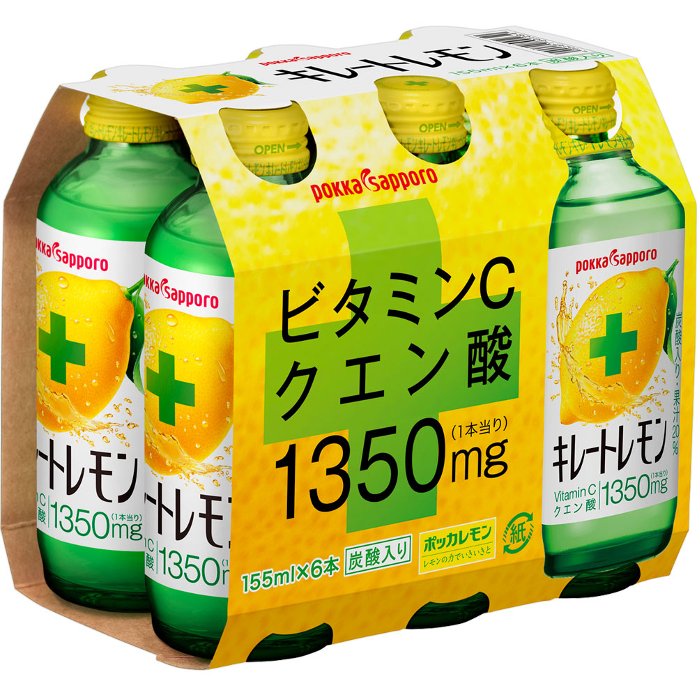 キレートレモン １５５ｍｌ×６ ポッカサッポロフード＆ビバレッジ