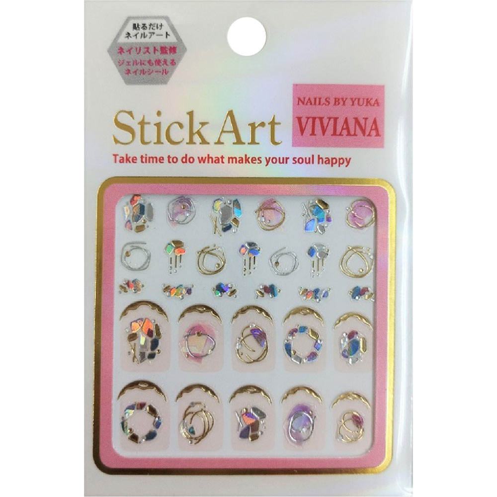 Ｓｔｉｃｋ Ａｒｔデコレーションネイルシール ＳＡＤ－Ｖ１９