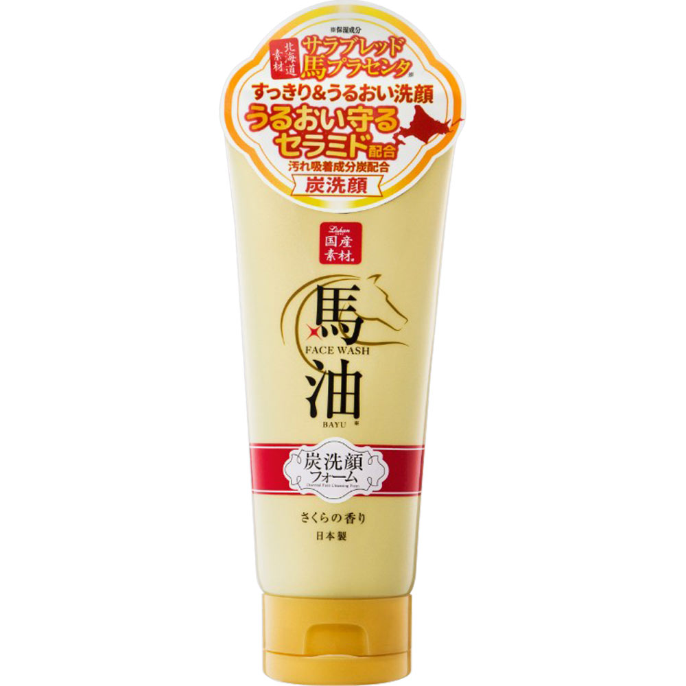 リシャン 馬油＆炭洗顔フォーム さくらの香り １３０Ｇ アイスタイル（株）