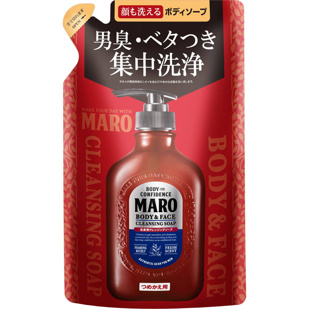 MARO 全身用クレンジングソープ つめかえ用 ３８０ｍｌ ネイチャーラボ