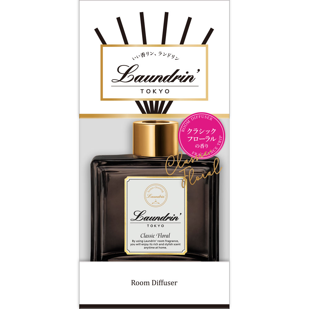 ランドリン　ルームディフューザー　クラシックフローラル ８０ｍｌ ネイチャーラボ