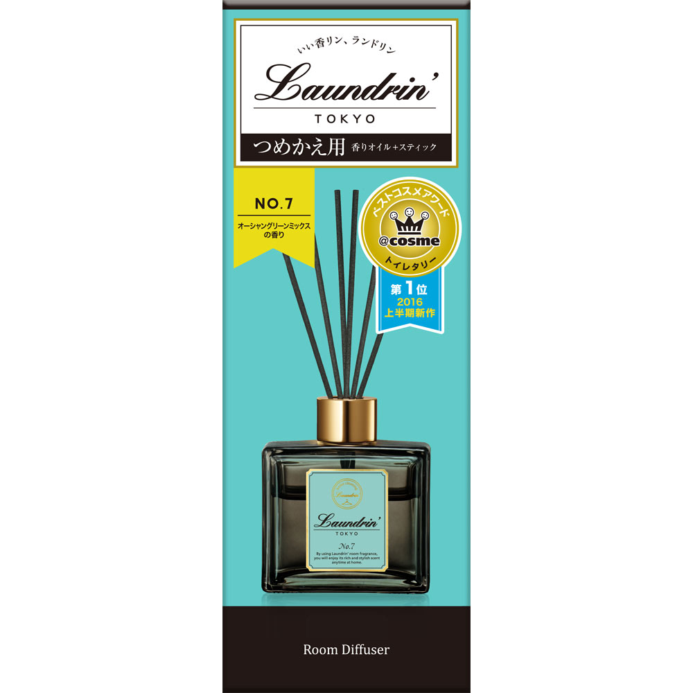 ランドリン リードディフューザー No．7 つめかえ用 ８０ｍｌ ネイチャーラボ