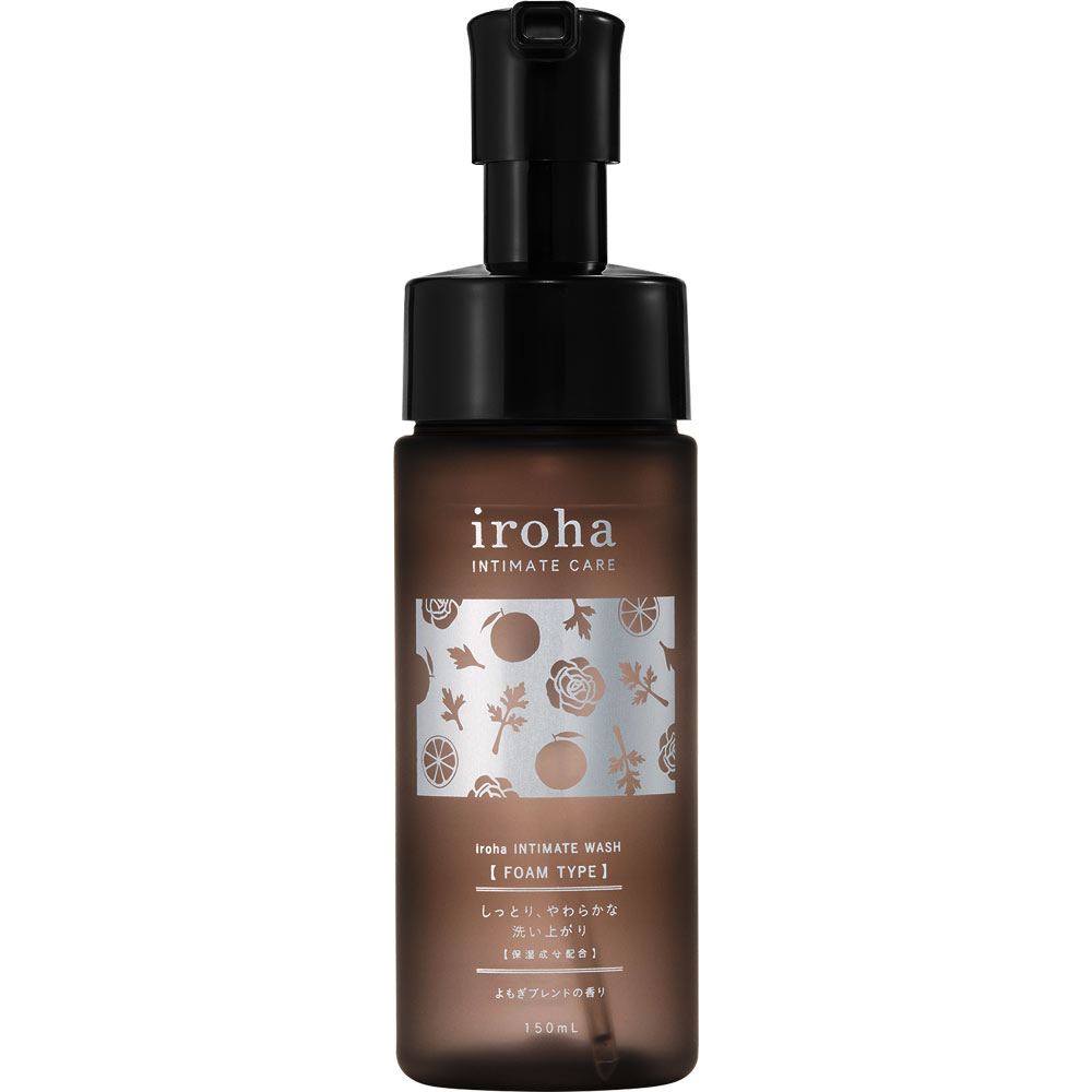 iroha INTIMATE WASH 【 FOAM TYPE 】よもぎブレンドの香り １５０ｍｌ 典雅