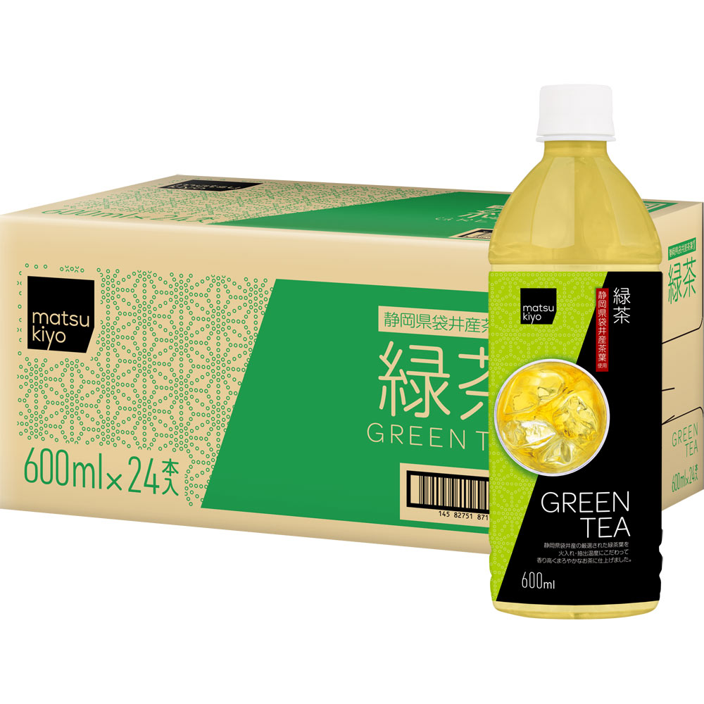 matsukiyo 緑茶 ケース ６００ｍｌ×２４本