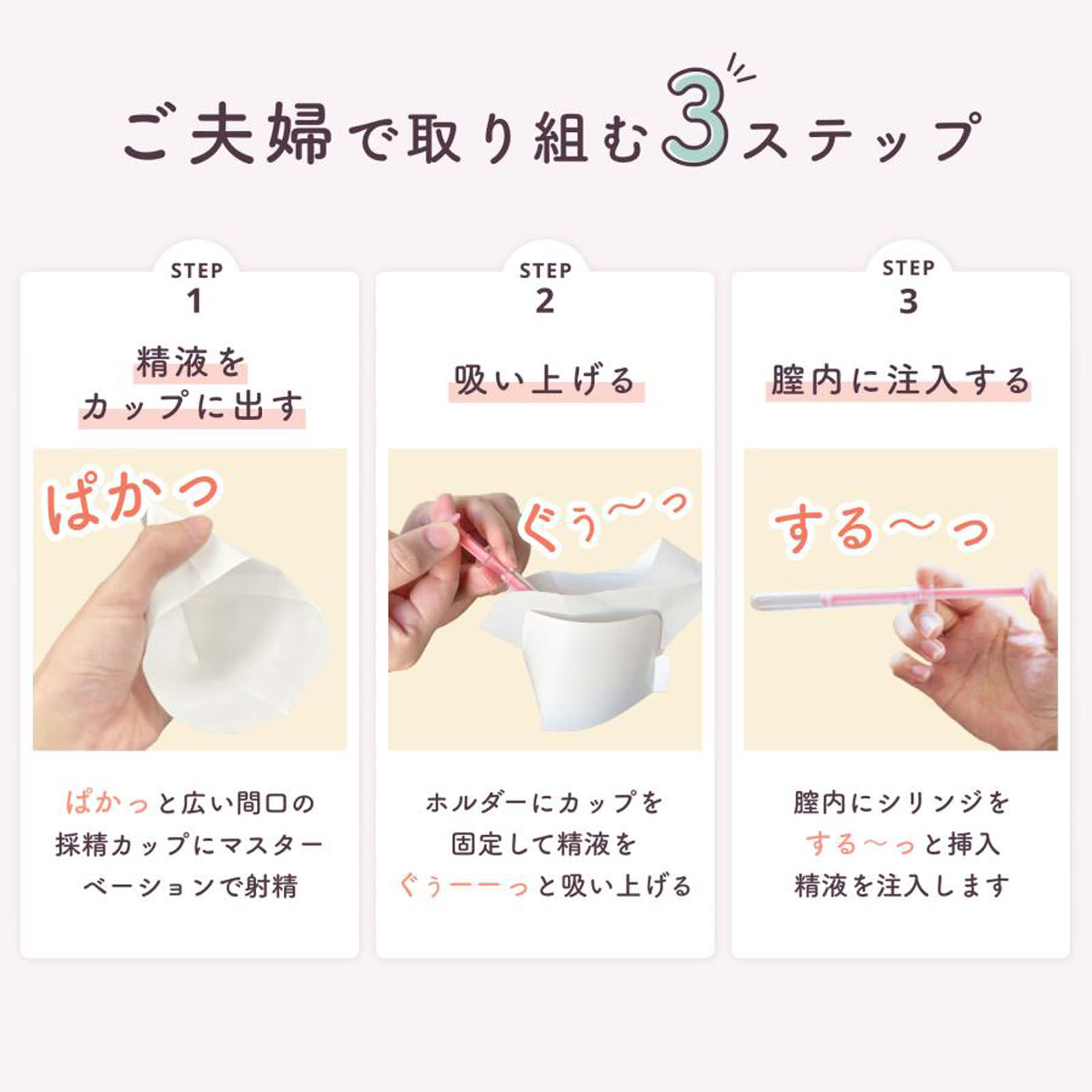 meeta タイミング法妊活キット ３本 (医薬部外品)