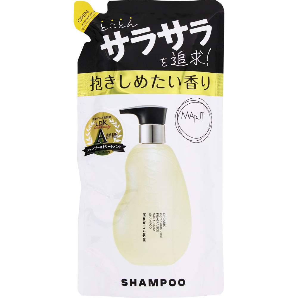 オーガニックフレグランスサラサラシャンプー MAPUTI 詰替え ３００ｍｌ ｌｏｊｕｓ