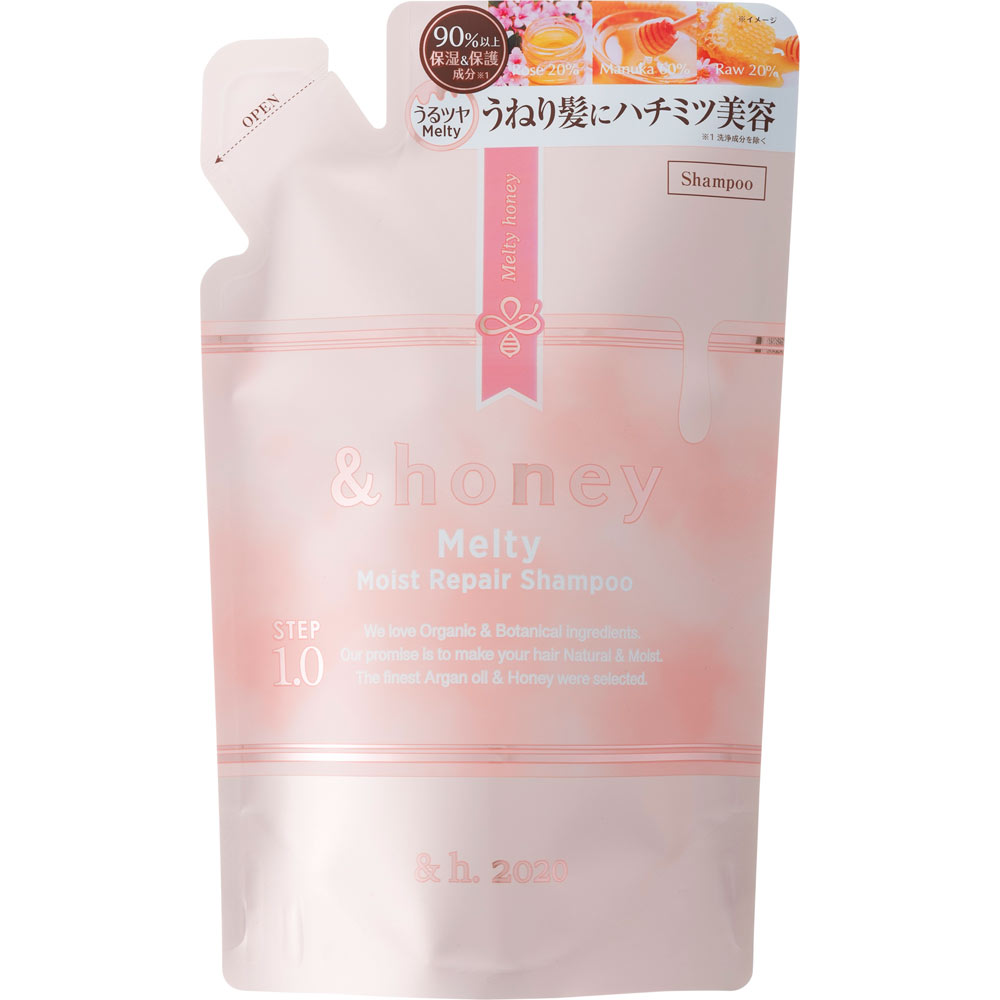 アンドハニー メルティモイストリペアシャンプーつめかえ ３５０ｍｌ 株式会社ヴィークレア