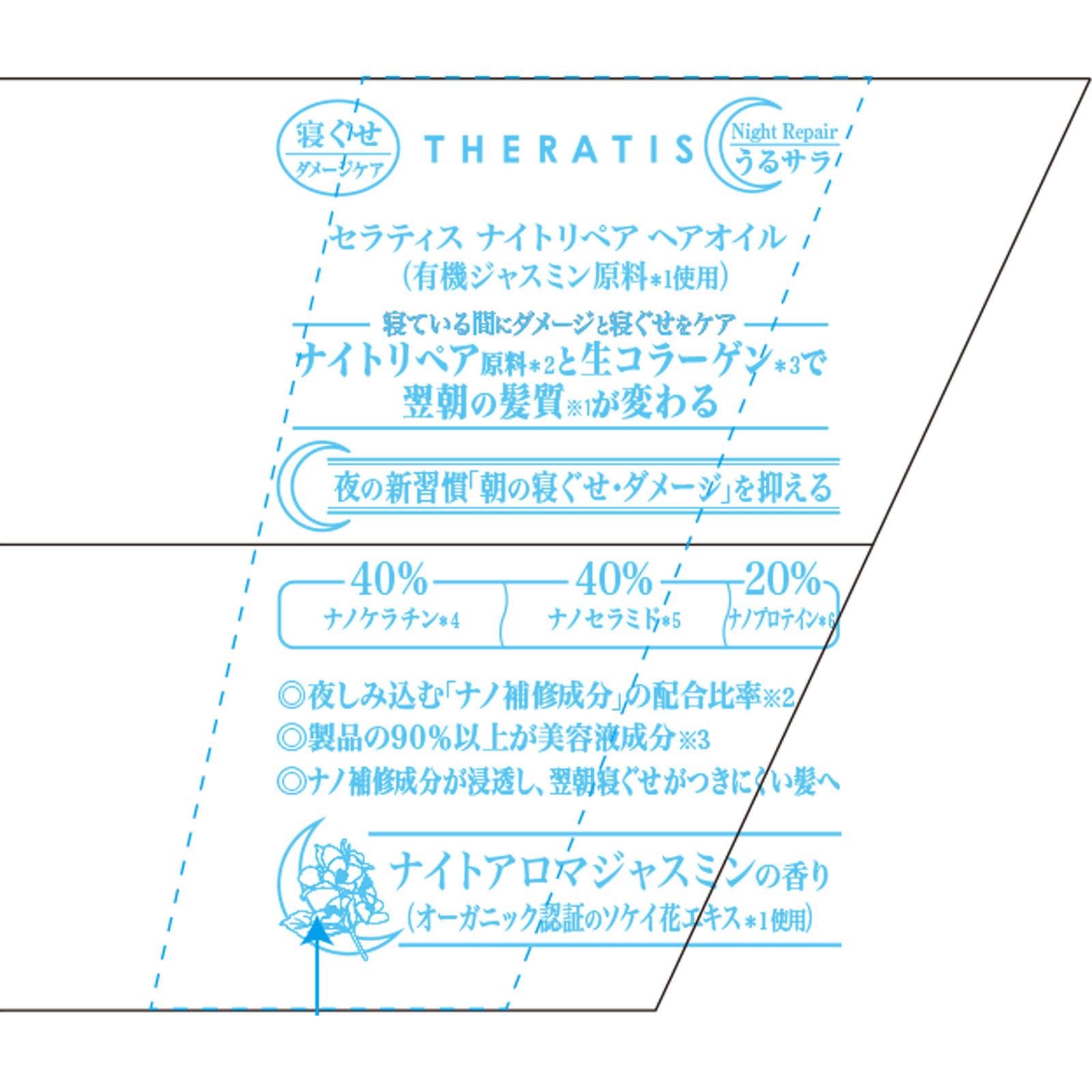 セラティスバイミクシム ナイトリペアヘアオイル １００ｍｌ 株式会社ヴィークレア