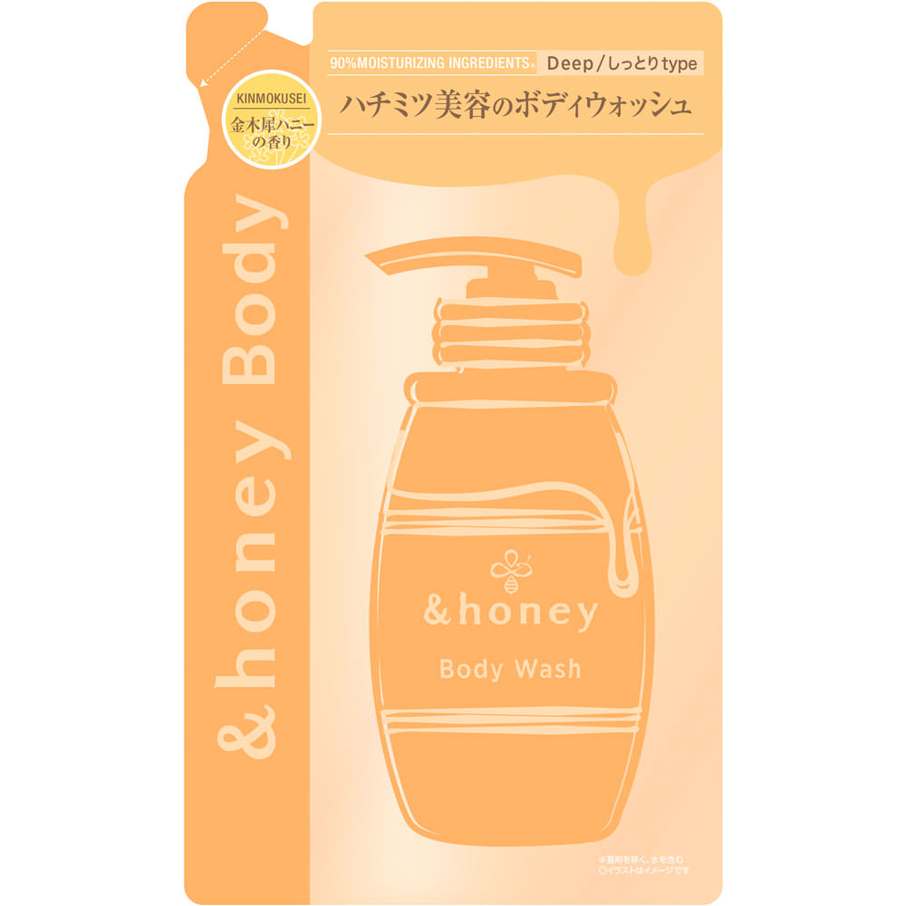 アンドハニー ディープモイスト ジェルボディウォッシュ つめかえ