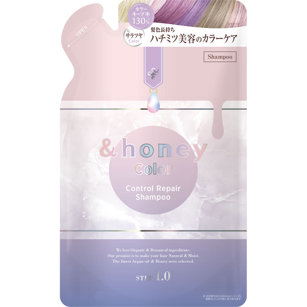 アンドハニー　カラー　コントロールリペア　シャンプー1.0　つめかえ ３５０ｍＬ 株式会社ヴィークレア