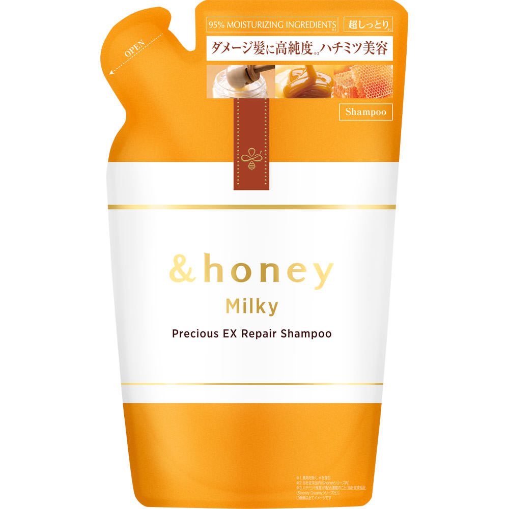 アンドハニー ミルキー プレシャス EX リペア シャンプー1.0 つめかえ ３８５ｍＬ 株式会社ヴィークレア
