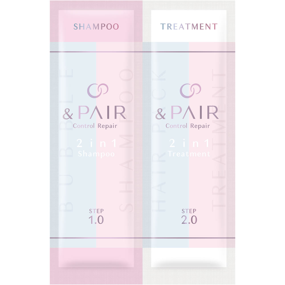アンドペア　コントロール　リペア　ツーインワン　シャンプー＆トリートメント　２連お試し １０ｍＬ＋１０ｇ 株式会社ヴィークレア