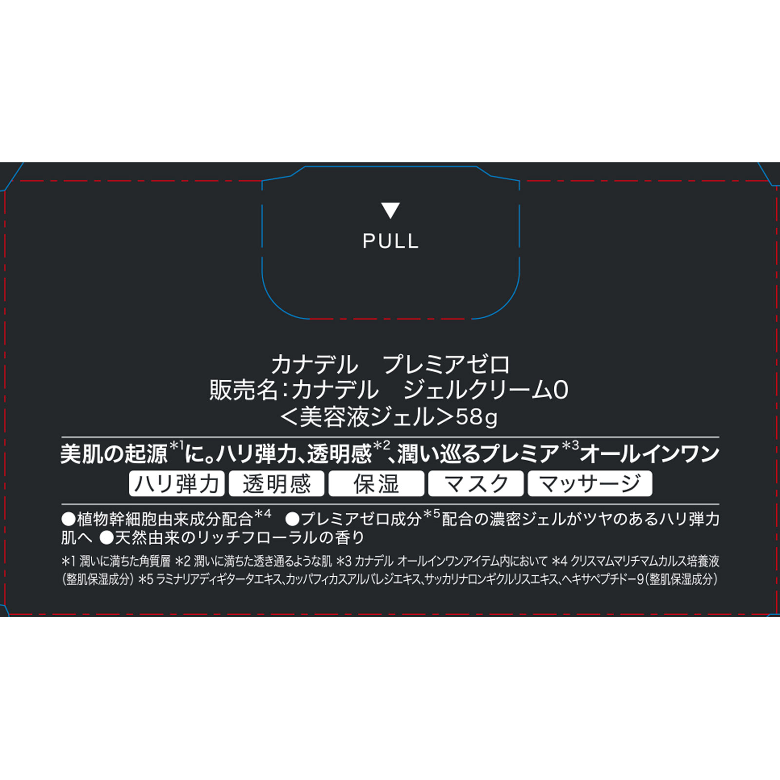 カナデル プレミアゼロ オールインワン ５８ｇ プレミアアンチエイジング