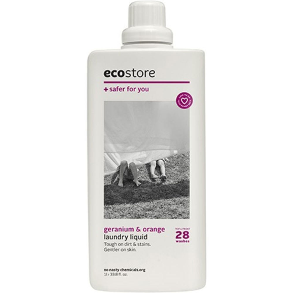 ｅｃｏｓｔｏｒｅ　ランドリーリキッド　　ゼラニウム＆オレンジ １Ｌ ｅｃｏｓｔｏｒｅ　ＪＡＰＡＮ