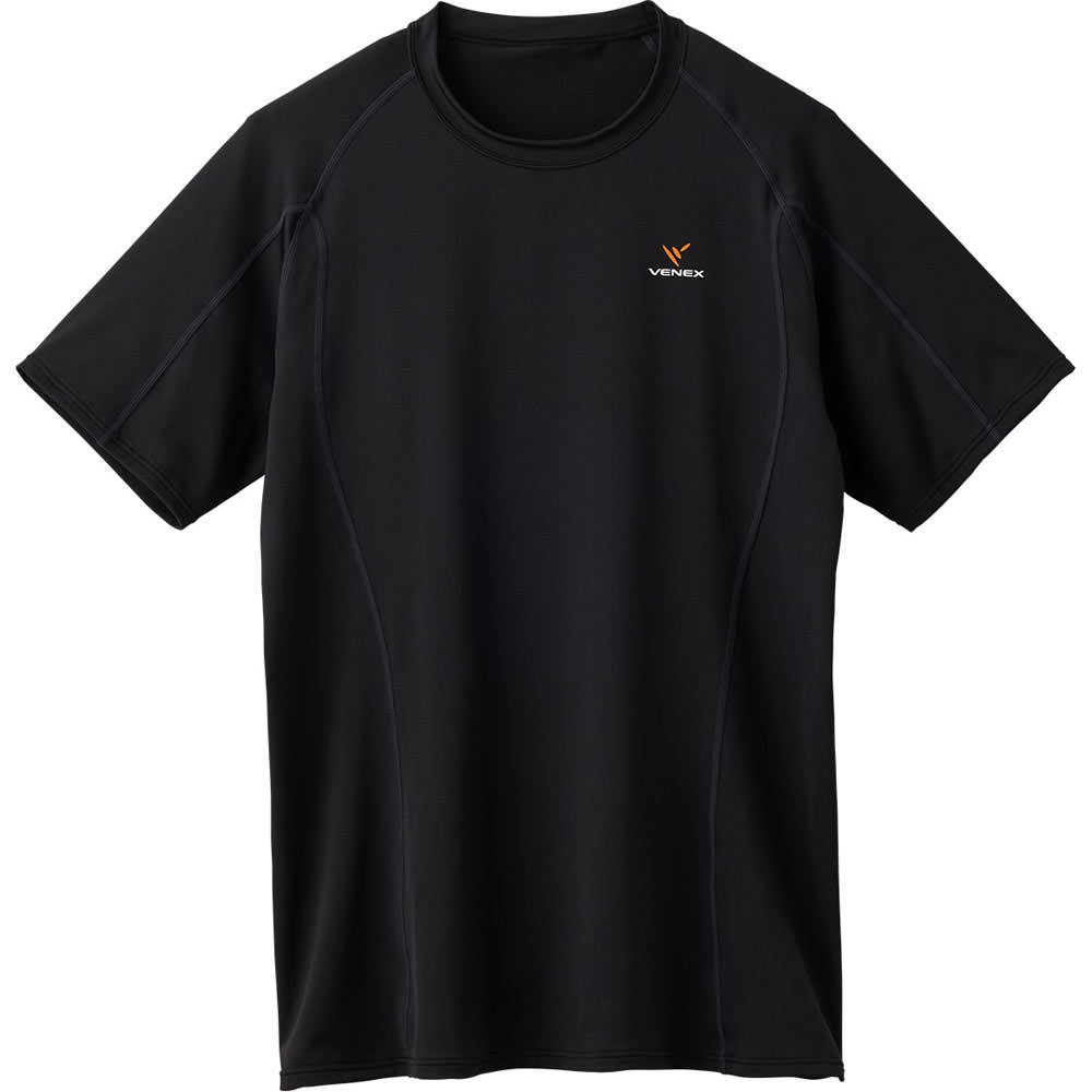 リチャージ＋【一般医療機器】　ショートスリーブ　メンズ　ＸＬ ブラック ベネクス