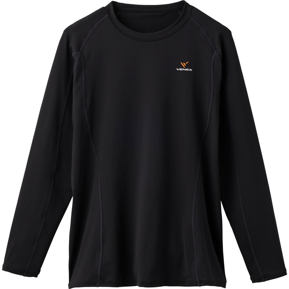 リチャージ＋【一般医療機器】　ロングスリーブ　メンズ　ＸＬ ブラック ベネクス