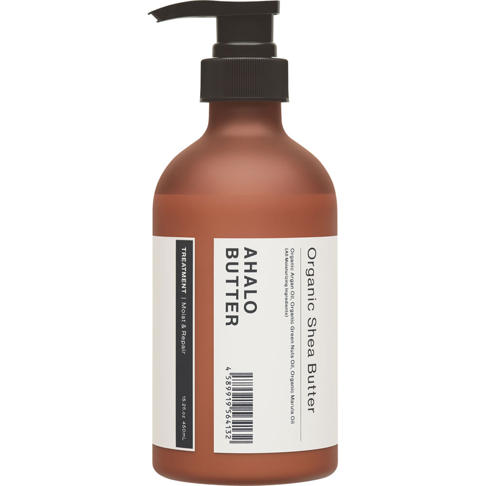 アハロバター　モイスト＆リペア　ヘアトリートメント（オーガニックシアバター） ４５０ｍｌ コスメカンパニー