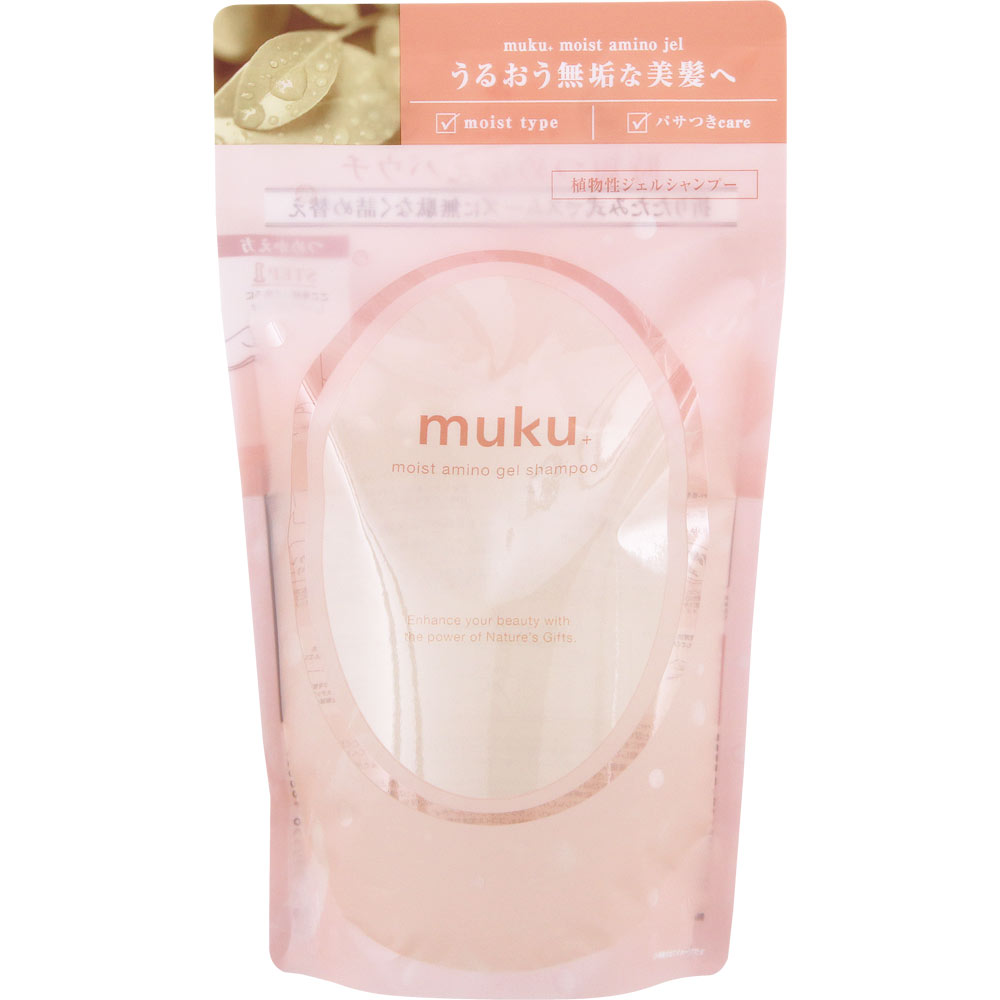ムク＋　モイスト　アミノジェル　シャンプーつめかえ ３４５ｍＬ ＩＵＳ