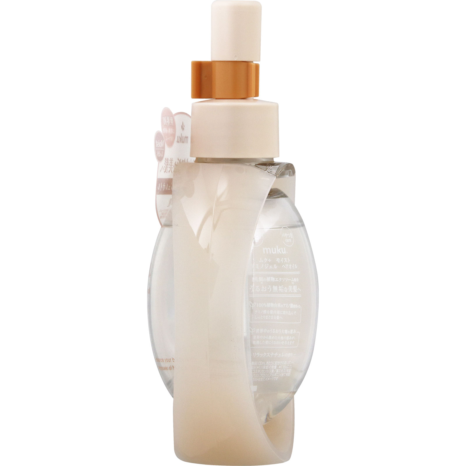 ムク+ モイスト アミノジェル ヘアオイル 100mL IUS