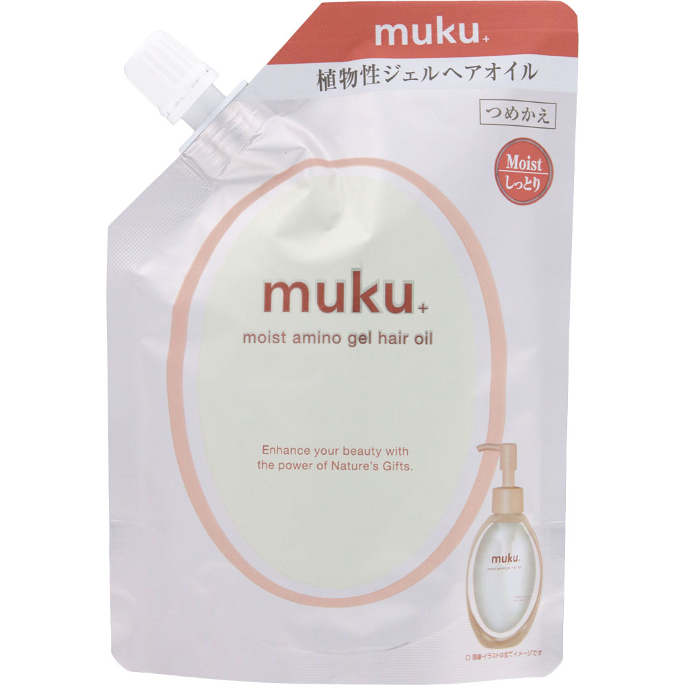 ムク＋　モイスト　アミノジェル　ヘアオイルつめかえ ７５ｍＬ ＩＵＳ