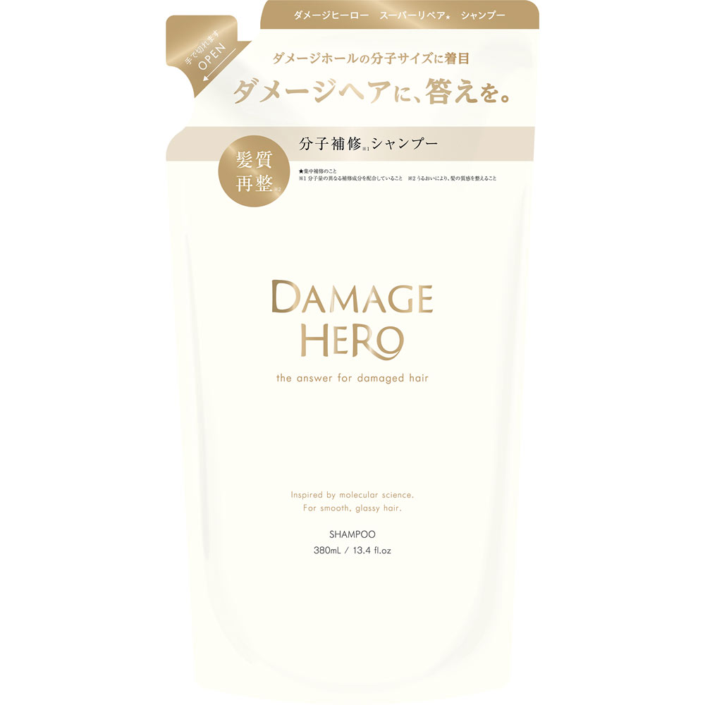 ダメージヒーロー　ＳＲ　シャンプー　詰め替え ３８０ｍＬ ＭＤ